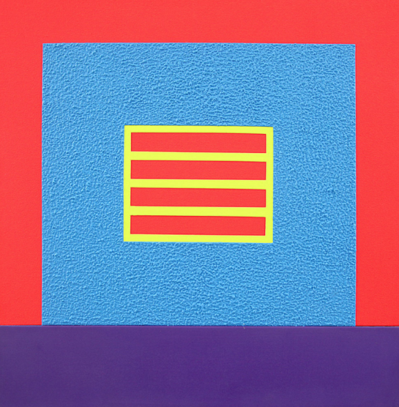 Lotto DescrizioneStima €	Base d’Asta €	Ultima Offerta €	Immagine 499	PETER HALLEY New York 24/09/1953  Prison, 2005-6 acrilico, acrilico fluorescente e roll-a-tex su 2 tele 61x76,5 e 16x76,5 totale 77x76,5x9,5 cm; firma, anno ed etichetta della Baldwin Gallery (Aspen, Colorado-USA) al retro, dichiarazione d'autenticità dell'artista su foglio A4 allegato, opera priva di cornice.