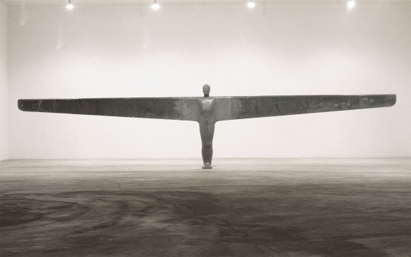 Antony Gormley (b.1950), A Case for an Angel I, 1989. Plaster, fibreglass, lead, steel and air. 197 x 858 x 46 cm. Estimate: £5,000,000-7,000,000.