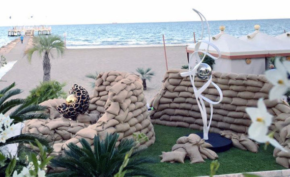 Gianfranco Meggiato, Il Giardino delle Muse silenti, 2017. Venezia, Hotel Excelsior. Ph Octavian Micleusanu