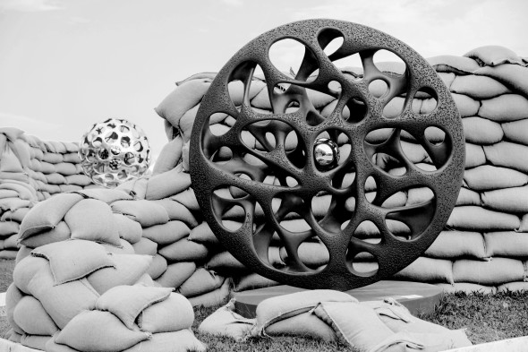 Gianfranco Meggiato, Il Giardino delle Muse silenti, 2017. Venezia, Hotel Excelsior. Ph Octavian Micleusanu