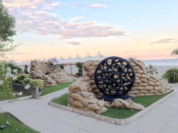 Gianfranco Meggiato, Il Giardino delle Muse silenti, 2017. Venezia, Hotel Excelsior. Ph Octavian Micleusanu