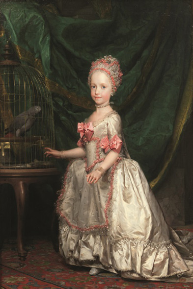 Anton Raphael Mengs - Ritratto di Maria Teresa Giuseppa Carlotta Giovanna di Asburgo-Lorena, dal 1827 Regina di Sassonia 1770-1771 Madrid, Mus