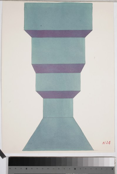 Ettore Sottsass Jr., Studio n. 24 per Ceramiche tantriche, s.d. (1968),