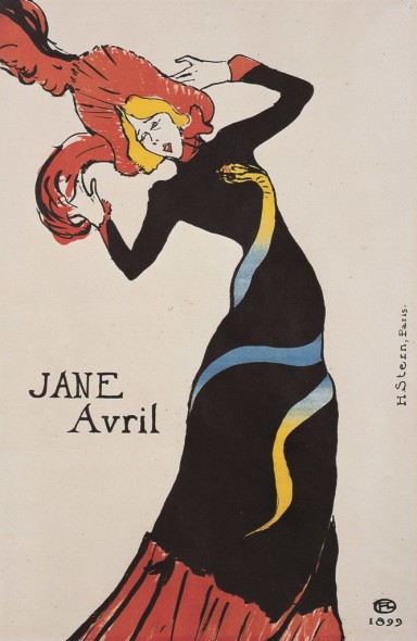 Henri de Toulouse-Lautrec, Jane Avril, 1899, Bibliothèque Nationale de France, Parigi