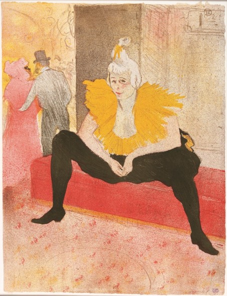 Henri de Toulouse-Lautrec, Mademoiselle Cha-U-Kao, 1896, tavola 1 della serie Elles, Bibliothèque Nationale de France, Parigi
