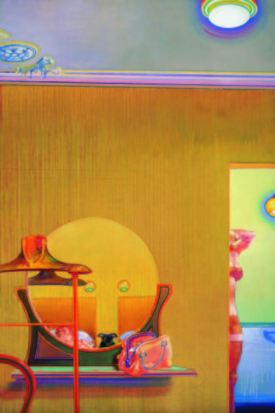 Les indiscrétions d'une chambre, 1970-1971, huile sur toile,