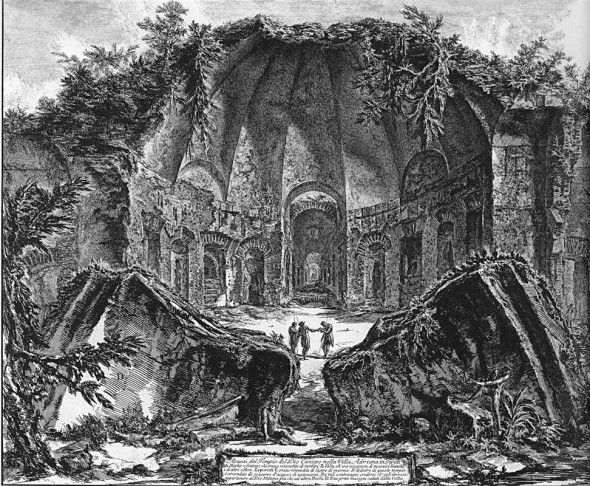 3 G.B. Piranesi Avanzi del Tempio di Canopo nella Villa Adriana Vedute