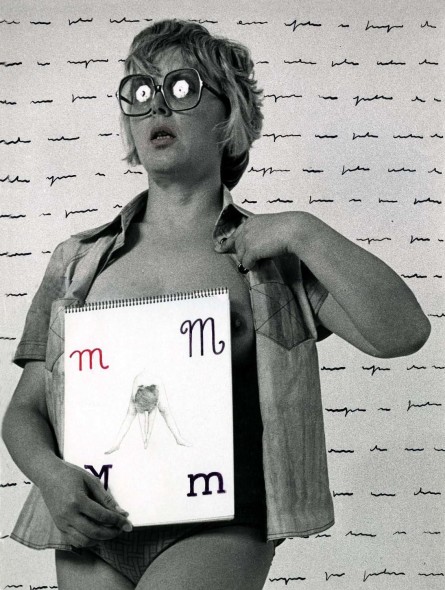 Tomaso Binga, 1976, courtesy Bianca Pucciarelli