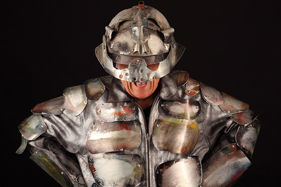 Ritratto di Paolo Buggiani (foto Roberto Bastianoni)