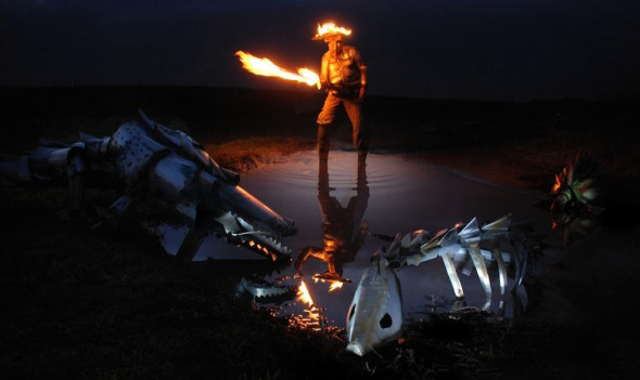 Paolo Buggiani, Minotaur, Roma, 2009 (courtesy Cinzia Sarti)