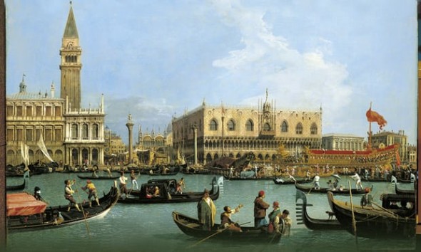 Canaletto’s The Bacino di San Marco on Ascension Day, c.1733–4. Photograph: Royal Collection Trust/Â© Her Majesty Queen Elizabeth II 2016