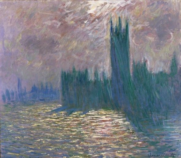 ​Claude Monet (1840-1926) Londra. Il Parlamento. Riflessi sul Tamigi, 1905 Olio su tela, 81,5x92 cm Parigi, Musée Marmottan Monet © Musée Marmottan Monet, paris c Bridgeman-Giraudon / presse