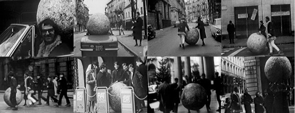 Scultura da passeggio