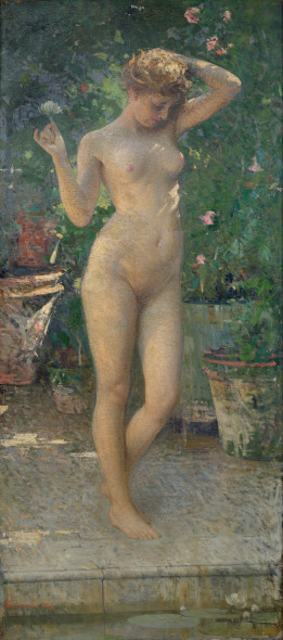 Ninfea, 1907 Olio su tela, cm 230 x 100 Collezione privata