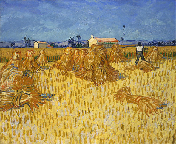 Vincent van Gogh Corn Harvest in Provence 1888
