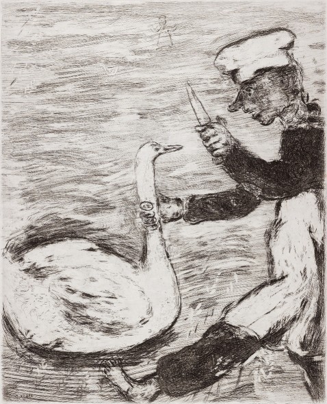 Chagall, il cigno e il cuoco