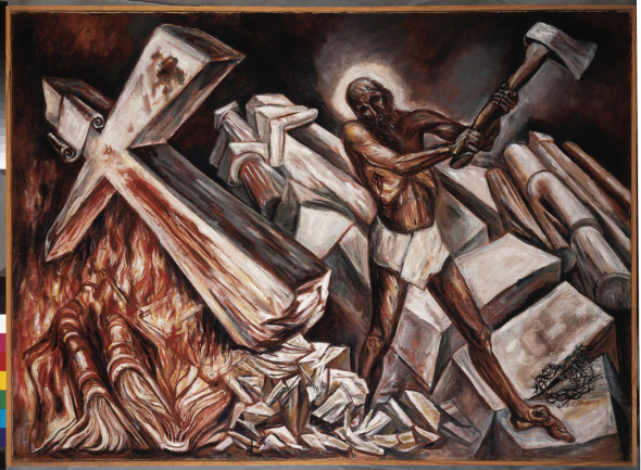José Clemente Orozco - Cristo destruye su cruz, 1943 Museo de Arte Carrillo Gil