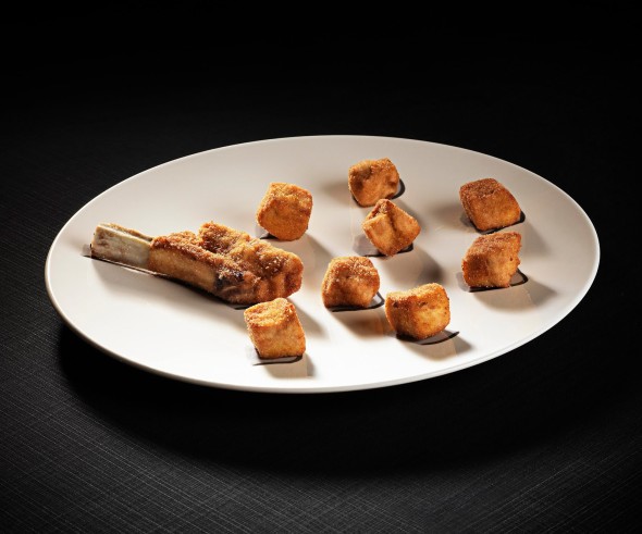 Una creazione di Gualtiero Marchesi ispirata a Kazimir Malevic