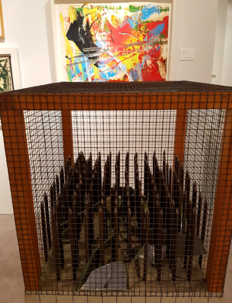 Günther Uecker e dietro Richter