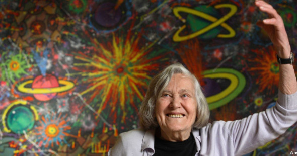 L'astrofisica Margherita Hack fotografata al Festival delle Scienze a Roma, 15 gennaio 2009  ANSA / MUSACCHIO  &  IANNIELLO (U.S.) / PAL