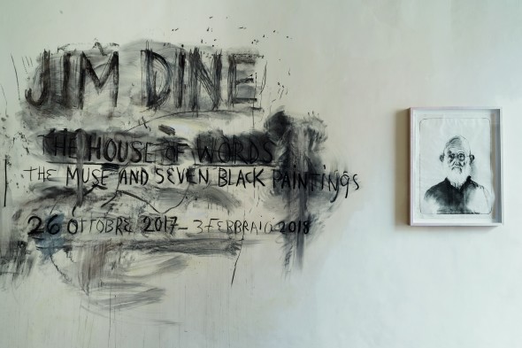 Jim Dine. House of words. The Muse and Seven Black Painting.