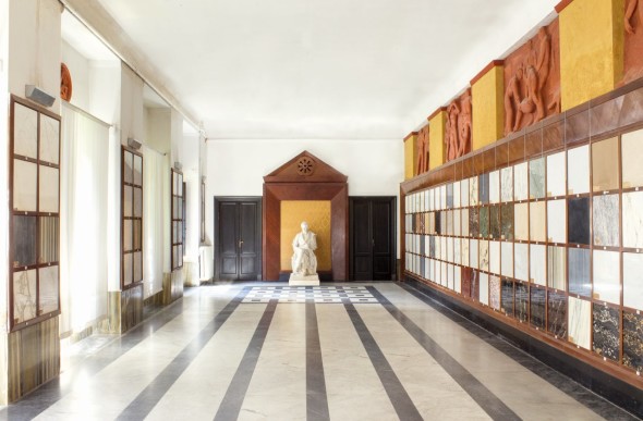 progetto di restauro della Sala del Campionario dei Marmi dell’Accademia di Belle Arti di Carrara