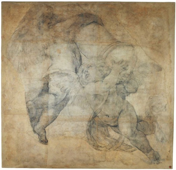 Capolavori su carta - Guido Reni, Due angioletti che portano una colonna