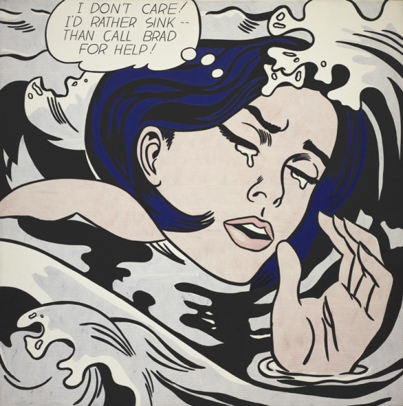 Roy Lichtenstein - Ragazza che  affoga, 1963