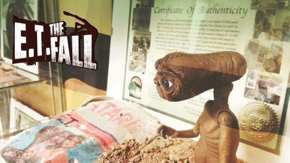 Immagine tratta dalla mostra E. T. The Fall al VIGAMUS - The Video Game Museum of Rome