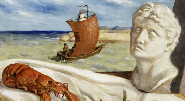 L’aragosta, Giorgio de Chirico, 1922, olio su tela, cm 77x99