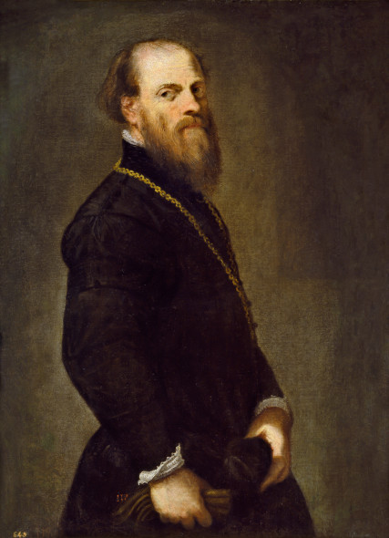 Jacopo Tintoretto, Man with a Golden Chain, c. 1555, oil on canvas, overall: 104 x 77 cm (40 15/16 x 30 5/16 in.), Museo Nacional del Prado, ©Photographic Archive Museo Nacional del Prado