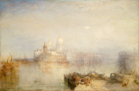 Joseph Mallord William Turner Venezia, Punta della Dogana e Santa Maria della Salute, Olio su tela
