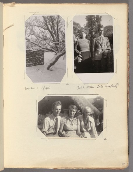 A page from one of Virginia Woolf’s personal scrapbooks. Courtesy of the Harvard Library.