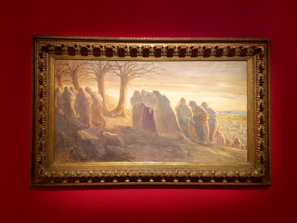 Gaetano Previati, La via al Calvario, 1901-1904, olio su tela Milano, Museo Diocesano Carlo Maria Martini