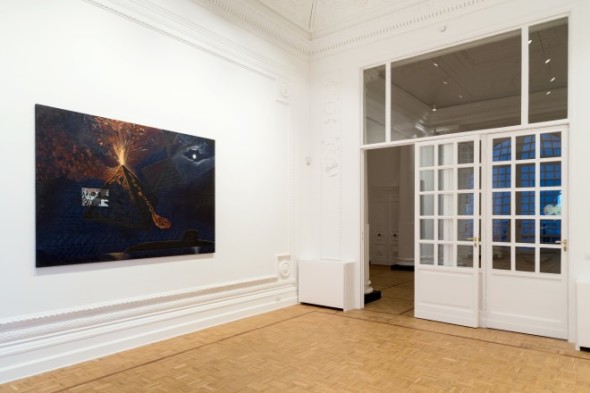 Installation view, Mostra inaugurale, Thomas Dane Gallery, Napoli