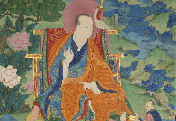 Vajriputra Arhat. 17th century. Possibly Kham (East Tibet) (particolare)