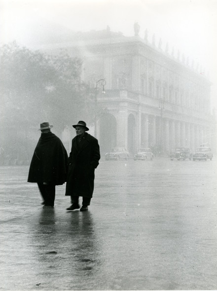 Stanislao Farri,  Piazza della Libertà, Reggio Emilia, 1950, Courtesy Biblioteca Panizzi