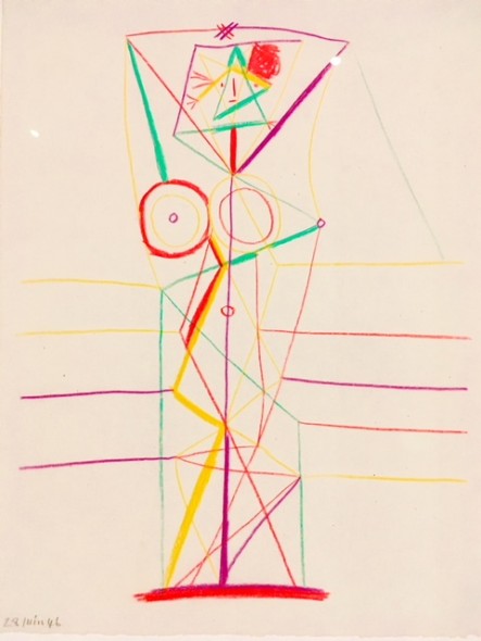 Pablo Picasso,  Nu debout, 1946, LAC Lugano © Ph. Artslife
