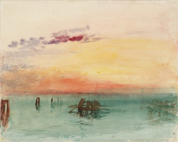Paesaggio lagunare dipinto da Turner