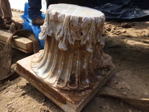 capitello corinzio ritrovato a sperlonga