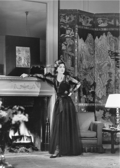 Chanel in her Ritz suite. Photo by François Kollar in Harpers Bazaar 1937, Vogue.co.uk