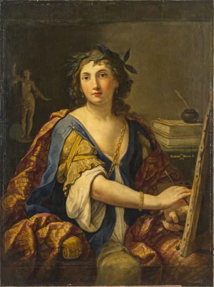 Elisabetta Sirani (Bologna, 1638-1665) Allegoria della Pittura (autoritratto?) 1658 Olio su tela Mosca, The Pushkin State Museum of Fine Arts 