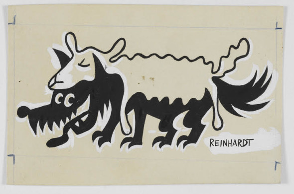 Ad Reinhardt Untitled, c. 1943-1947 Inchiostro, matita e tempera su carta