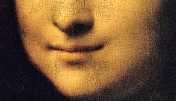 Un particolare de La Gioconda di Leonardo