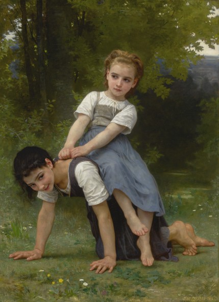 WORKS OF ART SOLD TO BENEFIT THE BERKSHIRE MUSEUM William Bouguereau FRENCH LA BOURRIQUE (THE PONY-BACK RIDE) Estimate 2,000,000 — 3,000,000 USD