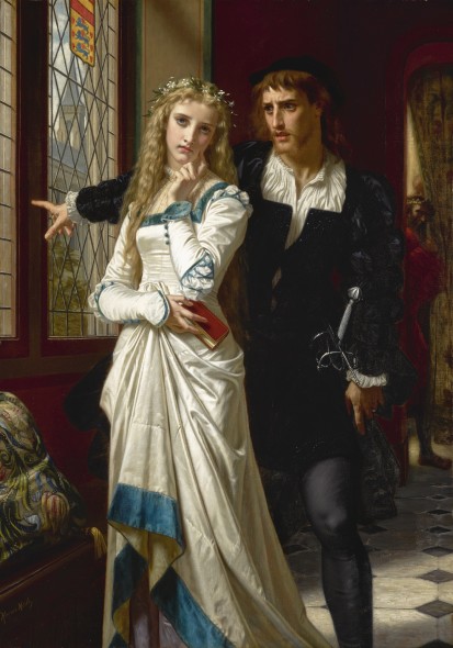Hugues Merle FRENCH HAMLET AND OPHELIA Estimate  250,000 — 350,000  USD
