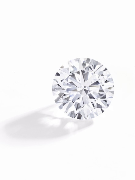 Lot 373 Exceptional diamond ring The round brilliant-cut diamond weighing 51.71 carats Estimate: CHF 7,870,000 – 9,100,000 / US$ 8,200,000 – 9.500,000