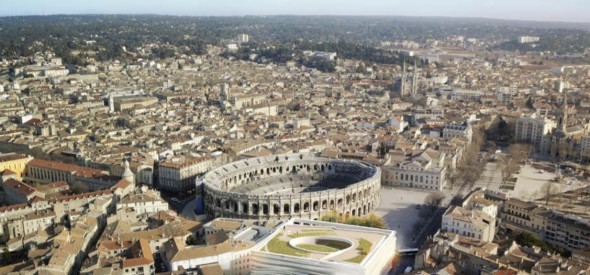 Una veduta di Nîmes