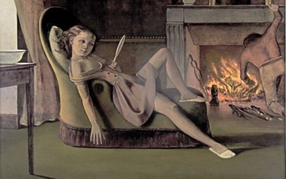 Balthus, Les Beaux Jours, 1944 © Balthus, Hirshhorn Museum and Sculpture Garden,