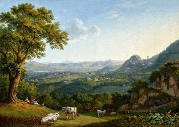 Lempertz Lot 1301 Jacob Philipp Hackert View of the Arno Valley and Fiesole Estimated price: € 70.000 - € 90.000